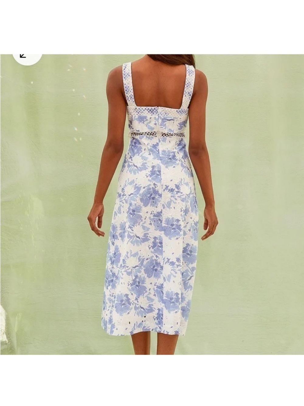 NWT Lulu’s See the World Floral Print Midi Dress. Size XL